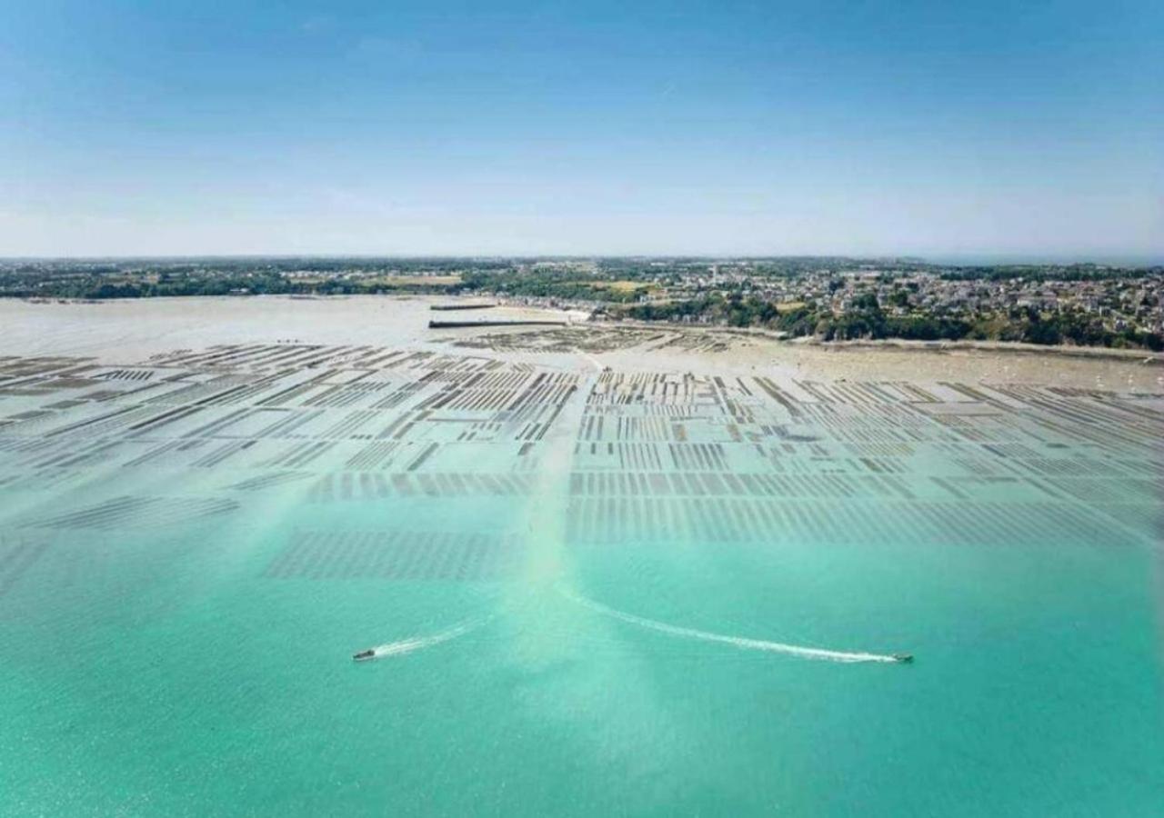 La Merveille By Mrodbnb - Appart Neuf - Vue Mer - 25M Plage & Resto - Cine - Cheminee - Popcorn كُنْكال المظهر الخارجي الصورة
