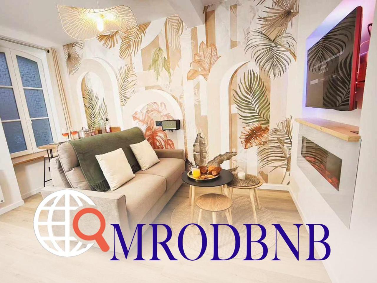 La Merveille By Mrodbnb - Appart Neuf - Vue Mer - 25M Plage & Resto - Cine - Cheminee - Popcorn كُنْكال المظهر الخارجي الصورة